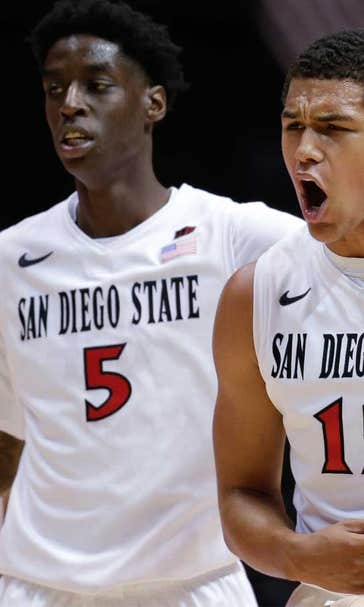 O'Brien leads No. 16 SDSU over No. 25 Utah, 53-49